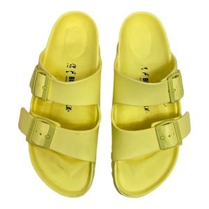 Birkenstock Arizona Eva Sandals Shoes Slip On Slides Yellow Unisex 39 / 8.5